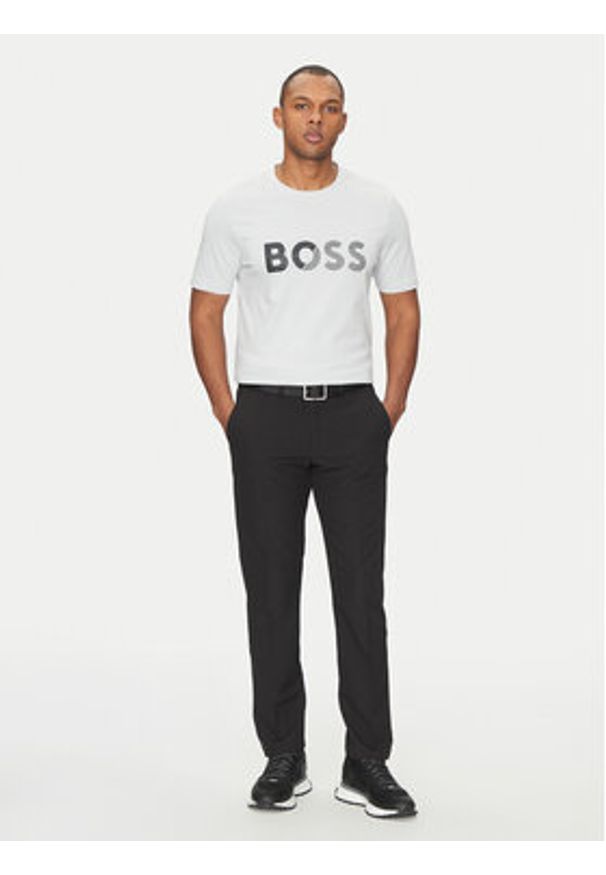 BOSS Spodnie materiałowe T_Commuter 50534303 Czarny Slim Fit. Kolor: czarny. Materiał: syntetyk