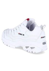 skechers - Buty do chodzenia damskie Skechers Sneaker Timeless Vision. Zapięcie: sznurówki. Kolor: biały. Materiał: materiał, syntetyk, tkanina. Szerokość cholewki: normalna. Sport: turystyka piesza