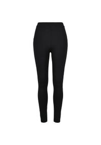 Urban Classics - Legginsy Damskie Z Koronkowym Nadrukiem Flock. Kolor: czarny. Materiał: koronka. Wzór: nadruk. Sport: turystyka piesza #1