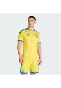 Adidas - Koszulka podstawowa Ukraina 26. Kolor: żółty. Technologia: ClimaCool (Adidas). Sport: piłka nożna #1