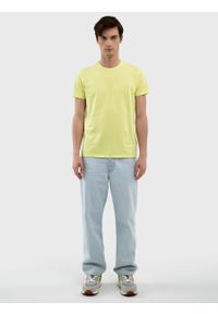 Big-Star - Koszulka męska bawełniana limonkowa Basicer 300. Okazja: na co dzień. Kolor: zielony. Materiał: bawełna. Styl: casual #6