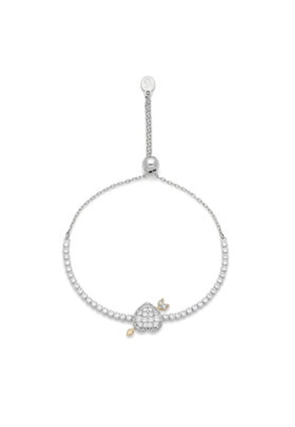 Swarovski Bransoletka Idyllia 5742022 Srebrny. Materiał: metalowe. Kolor: srebrny