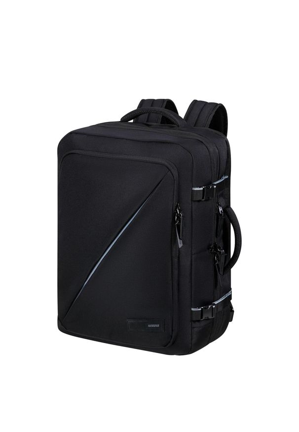 AMERICAN TOURISTER - Plecak podróżny do samolotu American Tourister Take2cabin L - black. Kolor: czarny