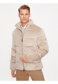 Guess Kurtka zimowa M3BL30 WFP72 Beżowy Regular Fit. Kolor: beżowy. Materiał: syntetyk. Sezon: zima