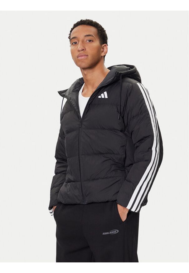 Adidas - adidas Kurtka puchowa Essentials Climawarm 3-Stripes JM4165 Czarny Regular Fit. Kolor: czarny. Materiał: syntetyk
