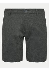 INDICODE Szorty materiałowe Aalborg 70-371 Szary Slim Fit. Kolor: szary. Materiał: syntetyk, wiskoza