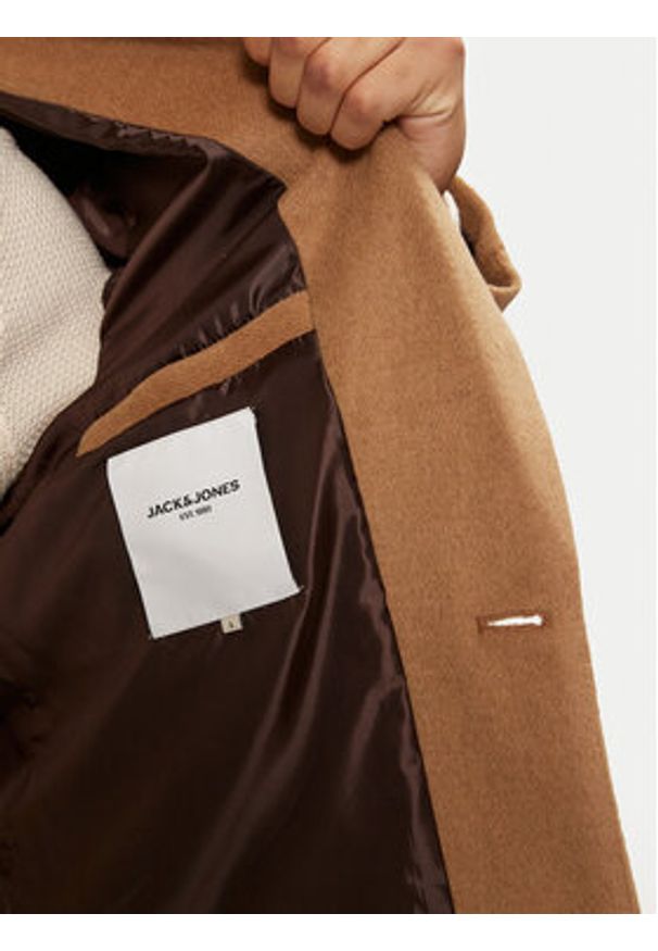 Jack & Jones - Jack&Jones Płaszcz przejściowy Hays 12258389 Beżowy Regular Fit. Kolor: beżowy. Materiał: syntetyk