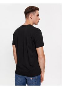 Guess T-Shirt M4RI62 K9RM1 Czarny Slim Fit. Kolor: czarny. Materiał: bawełna