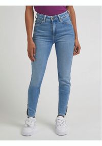 Lee Jeansy L31BGUB43 112330554 Niebieski Skinny Fit. Kolor: niebieski