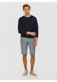 PAKO LORENTE – Granatowy lniany sweter P24SP-2X-003-G-0 - Pako Lorente. Kolor: zielony, niebieski. Materiał: len. Wzór: gładki. Sezon: lato, wiosna