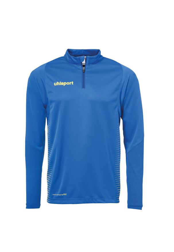 UHLSPORT - Kurtka Uhlsport Score 1/4 Zip. Kolor: wielokolorowy, niebieski, żółty. Sport: piłka nożna, fitness