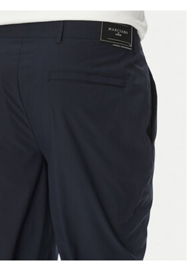 Marciano Guess Chinosy 5GHB35 2296Z Granatowy Regular Fit. Kolor: niebieski. Materiał: syntetyk