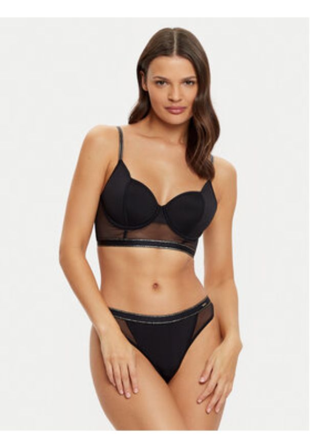 BOSS - Boss Biustonosz z fiszbiną Brenda 50520421 Czarny. Kolor: czarny. Materiał: syntetyk