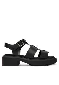 Calvin Klein Sandały Chunky Sandal Fisherm Lth HW0HW02904 Czarny. Kolor: czarny. Materiał: skóra #1