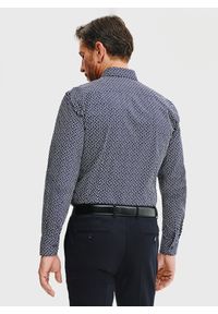 Pako Lorente - PAKO LORENTE – Casualowa koszula męska w mikrowzór. Okazja: na co dzień. Materiał: bawełna. Długość rękawa: długi rękaw. Długość: długie. Styl: casual #4