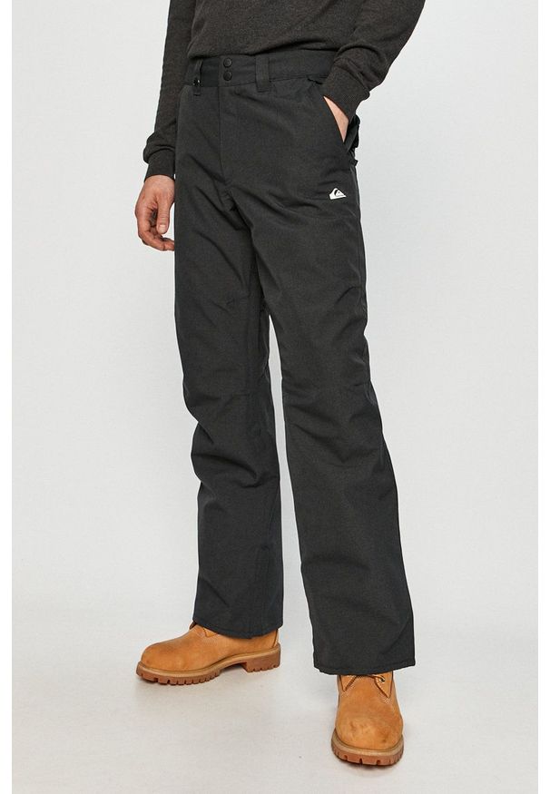 Quiksilver - Spodnie. Okazja: na co dzień. Kolor: szary. Styl: casual