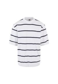 Oversizowa koszulka w paski Urban Classics Modern. Kolor: czarny, wielokolorowy, biały. Materiał: bawełna. Wzór: paski #1