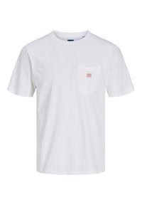 Jack & Jones T-Shirt Blucaleb 12293019 Biały Regular Fit. Kolor: biały. Materiał: bawełna #7