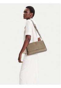 MICHAEL Michael Kors Torebka Nessa 30T5G8ZM3L Beżowy. Kolor: beżowy. Materiał: skórzane #4