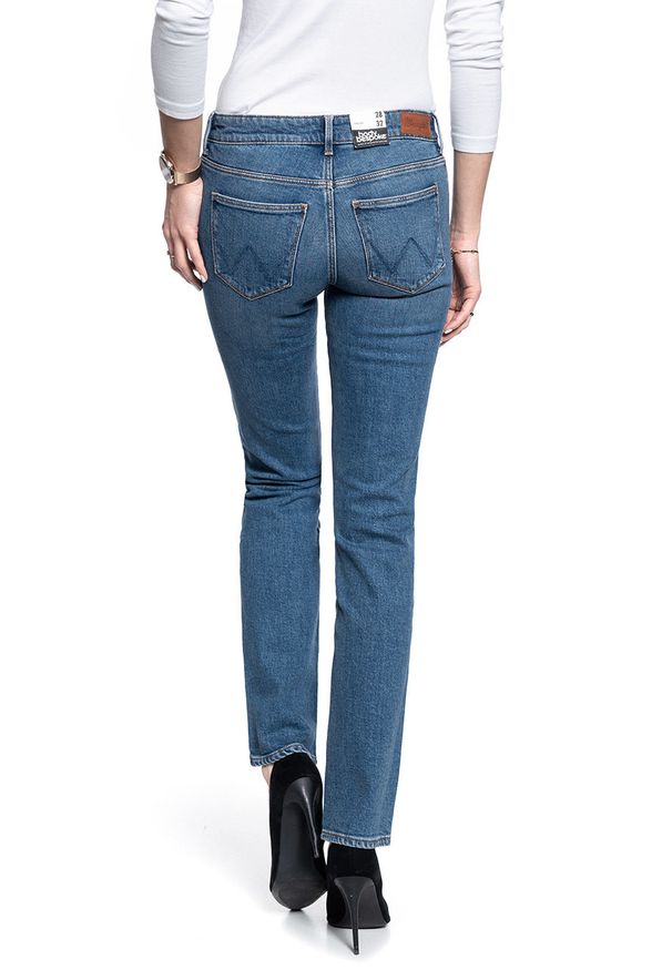 Wrangler - WRANGLER STRAIGHT DAMSKIE SPODNIE JEANSOWE JEANSY DŻINSY 112128502