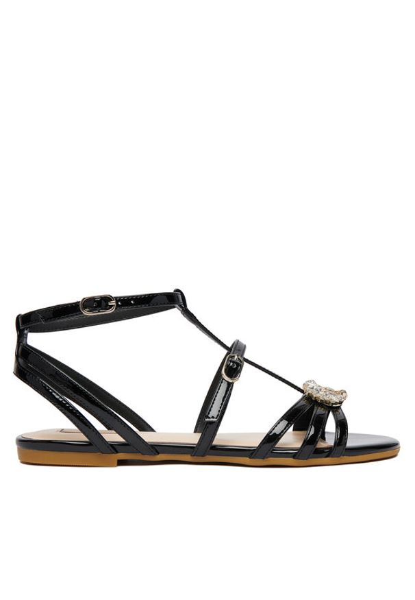 Liu Jo Sandały Sandy 08 SA6121 EX004 Czarny. Kolor: czarny. Materiał: skóra