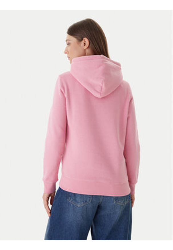Tommy Jeans Bluza Linear DW0DW21963 Różowy Regular Fit. Kolor: różowy. Materiał: bawełna