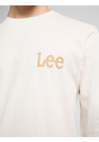 Lee - MESKA KOSZULKA LEE LS WOBBLY LEE TEE ECRU 112370507 #3