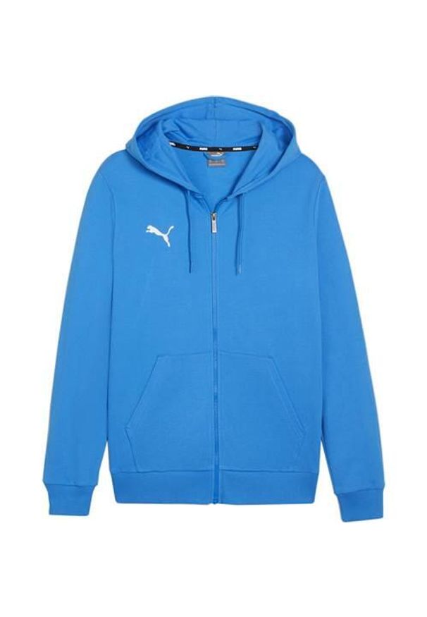 Bluzy sportowa męska Puma B23619. Typ kołnierza: kaptur. Kolor: niebieski. Sport: piłka nożna