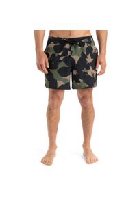Quiksilver - Szorty kąpielowe dla Mężczyzn SURFSILK STRAIGHT 16" Brązowy. Kolor: zielony. Materiał: elastan, poliester, materiał. Styl: sportowy
