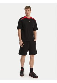 Hugo - HUGO T-Shirt Dedril_RB 50559670 Czarny Regular Fit. Kolor: czarny. Materiał: bawełna #5