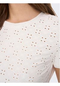 JDY T-Shirt 15158450 Biały Regular Fit. Kolor: biały. Materiał: syntetyk #3