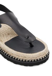 Castañer Espadryle Tokio/261 025672 Czarny. Kolor: czarny. Materiał: skóra