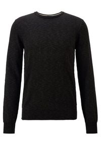 BOSS - Boss Sweter Amiox 50443391 Czarny Slim Fit. Kolor: czarny. Materiał: bawełna