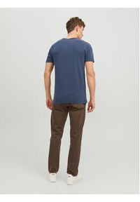 Jack & Jones T-Shirt Split 12164972 Granatowy Standard Fit. Kolor: niebieski. Materiał: bawełna #7