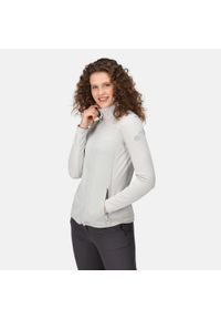 Regatta - Polar trekkingowy damski Highton III rozpinany. Kolor: szary. Materiał: polar. Sport: turystyka piesza #1