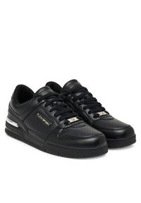 Plein Sport Sneakersy FAES USC0794 SLE004N Czarny. Kolor: czarny. Materiał: materiał #3