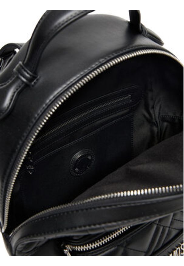 Love Moschino - LOVE MOSCHINO Plecak JC4148PP1NLA000B Czarny. Kolor: czarny. Materiał: skóra