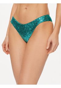 Guess Dół od bikini E3GO01 KBMV0 Zielony. Kolor: zielony. Materiał: syntetyk