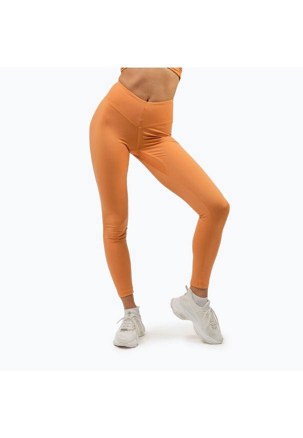 Legginsy NEBBIA Elevated. Kolor: pomarańczowy. Sport: fitness