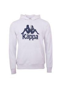 Bluza sportowa męska Kappa Taino. Kolor: biały. Materiał: bawełna, poliester