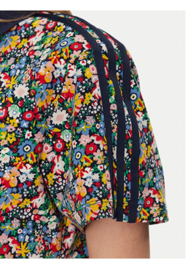 Adidas - adidas Polo Liberty London Football JC7786 Kolorowy Loose Fit. Typ kołnierza: polo. Materiał: bawełna. Wzór: kolorowy