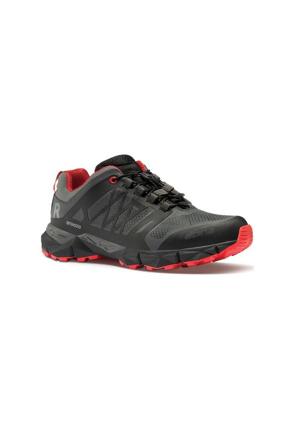 Buty turystyczne męskie Alpina Breeze Low ATX. Kolor: czerwony. Sport: turystyka piesza