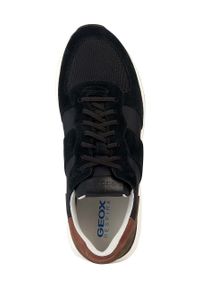 Geox sneakersy skórzane U SPHERICA VSERIES A kolor czarny U3612A 022FU C0033. Nosek buta: okrągły. Zapięcie: sznurówki. Kolor: czarny. Materiał: skóra #2