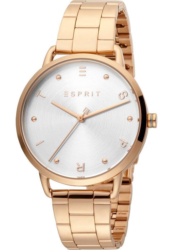 Zegarek Esprit Zegarek damski Esprit ES1L173M0085 różowe złoto. Kolor: złoty, wielokolorowy, różowy