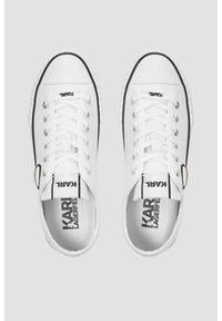 Karl Lagerfeld - KARL LAGERFELD Białe damskie trampki KAMPUS MAX NFT, Rozmiar 39. Kolor: biały