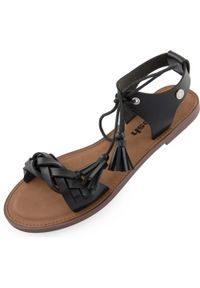 Refresh - Czarne Ekologiczne Sandały Damskie - Rozmiar 38. Kolor: czarny. Sezon: lato #1