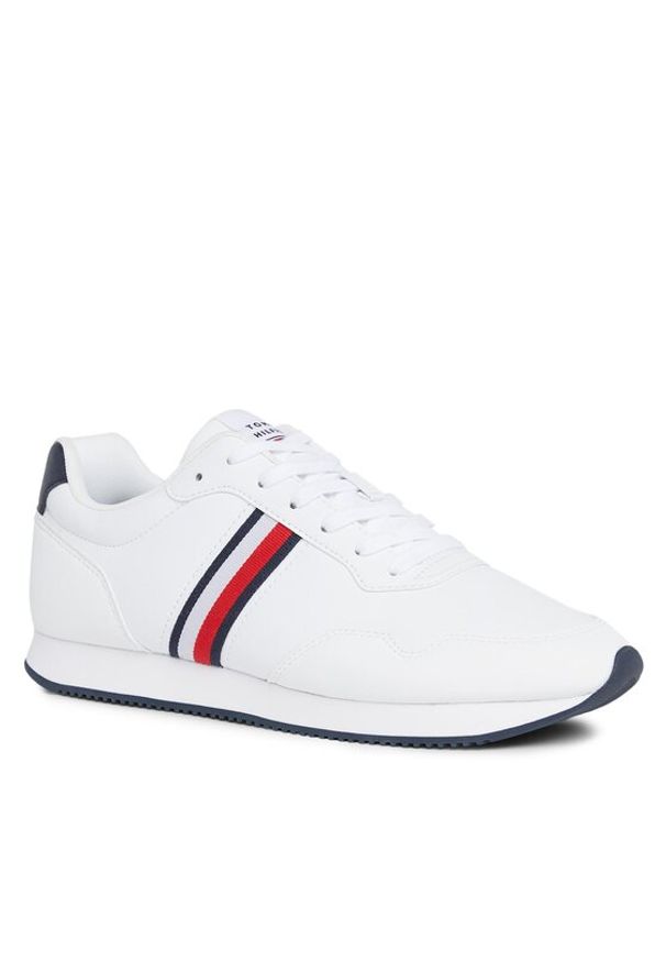 TOMMY HILFIGER - Sneakersy Tommy Hilfiger. Kolor: biały