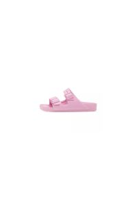 Klapki damskie Birkenstock Arizona Eva Fondant. Kolor: różowy. Materiał: syntetyk, materiał