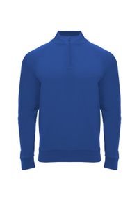 ROLY - Bluza Z Długim Rękawem Dla Dorosłych Unisex Epiro Quarter Zip. Kolor: niebieski. Długość rękawa: długi rękaw. Długość: długie