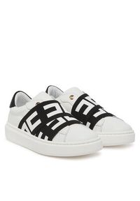 Elisabetta Franchi Sneakersy F4-A9E-0230 Biały. Kolor: biały. Materiał: skóra #6